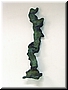 Waterval 1995 brons 33x9x7cm